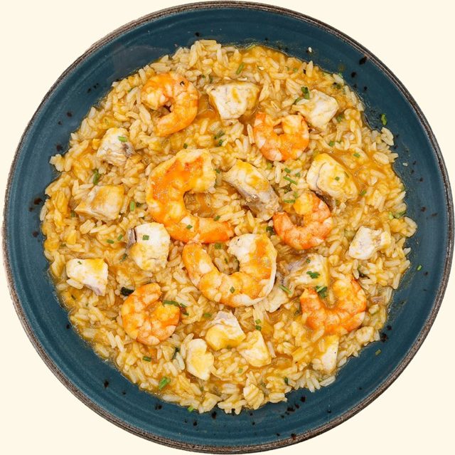 Arroz com Tamboril e Gambas